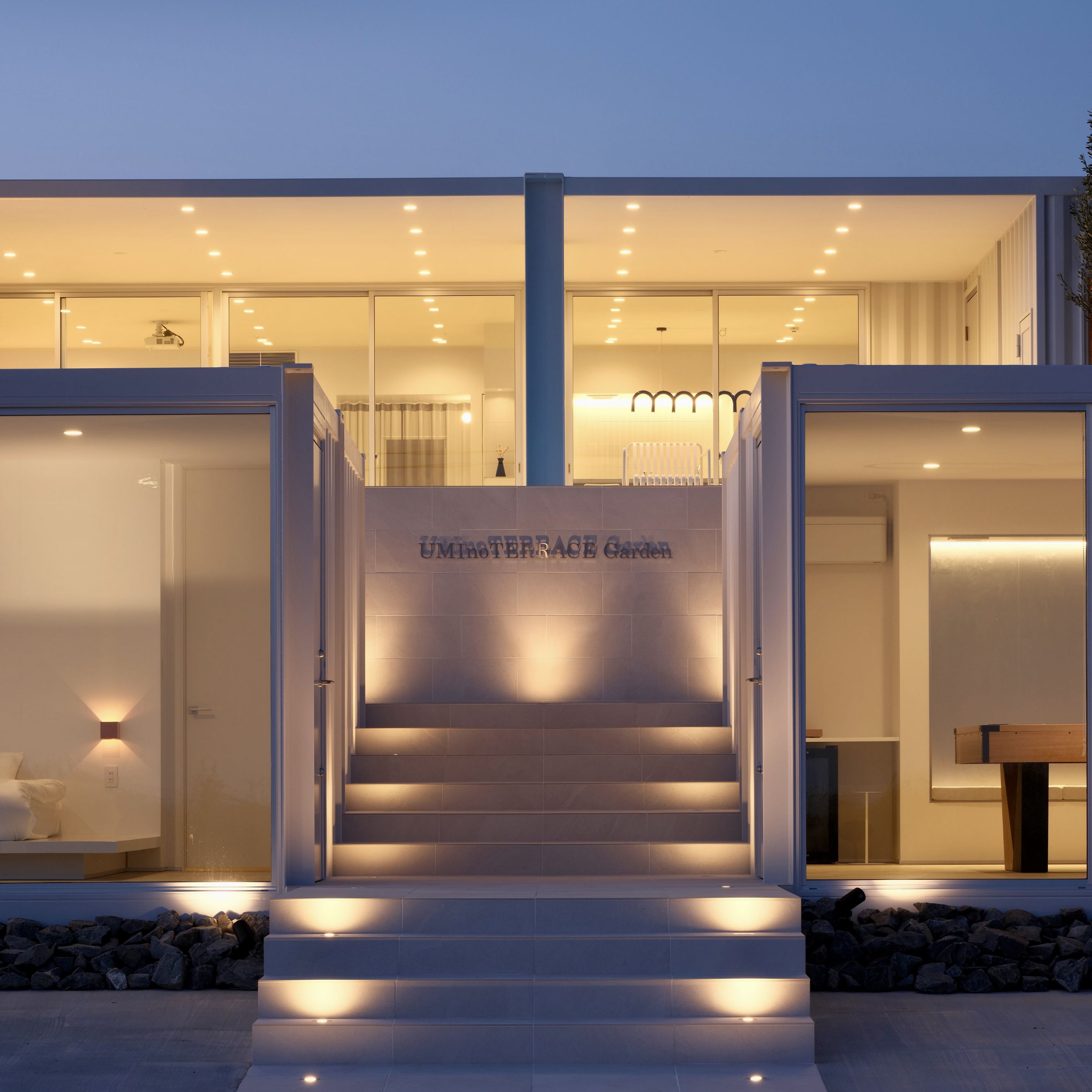 南房総の海を望むバケーションレンタルUMInoTERRACE Gardenの景観